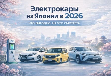 Электрокары из Японии в 2026: что выгодно, на что смотреть