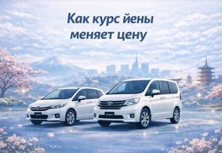 Курс йены к рублю и курс доллара к рублю: как они меняют итоговую стоимость авто из Японии