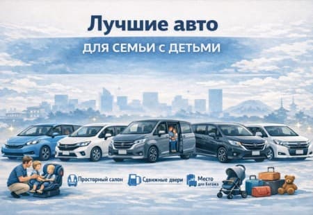 Лучшие авто из Японии под заказ для семьи с детьми